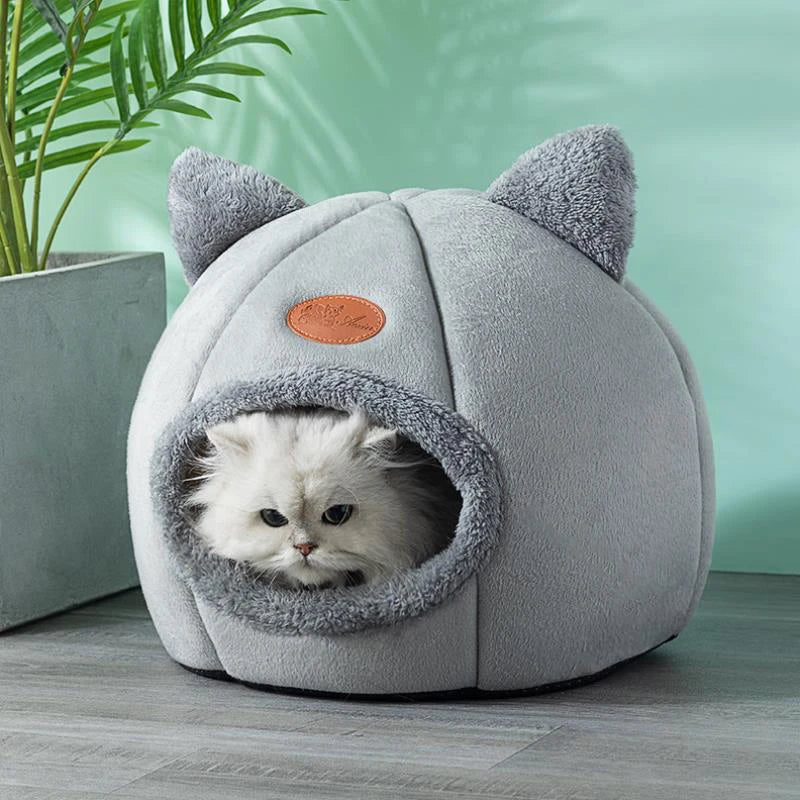 New Deep Sleep Comfort In Winter Cat Bed Iittle Mat Basket Small Dog House Products Pets Tent Cozy Cave Nest Indoor Cama Gato - high-quality product