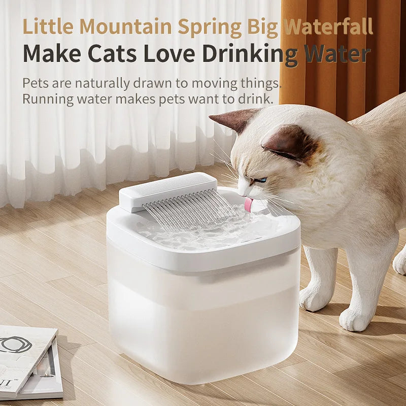3L/101.45oz Automatic Cat Water Fountain Large Capacity Pet Dog Water Dispenser Circulating Filter Mute Pet Fountain Feeder - high-quality product