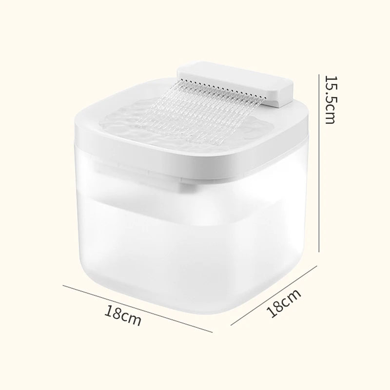 3L/101.45oz Automatic Cat Water Fountain Large Capacity Pet Dog Water Dispenser Circulating Filter Mute Pet Fountain Feeder Premium ABS-materiaal - product feature